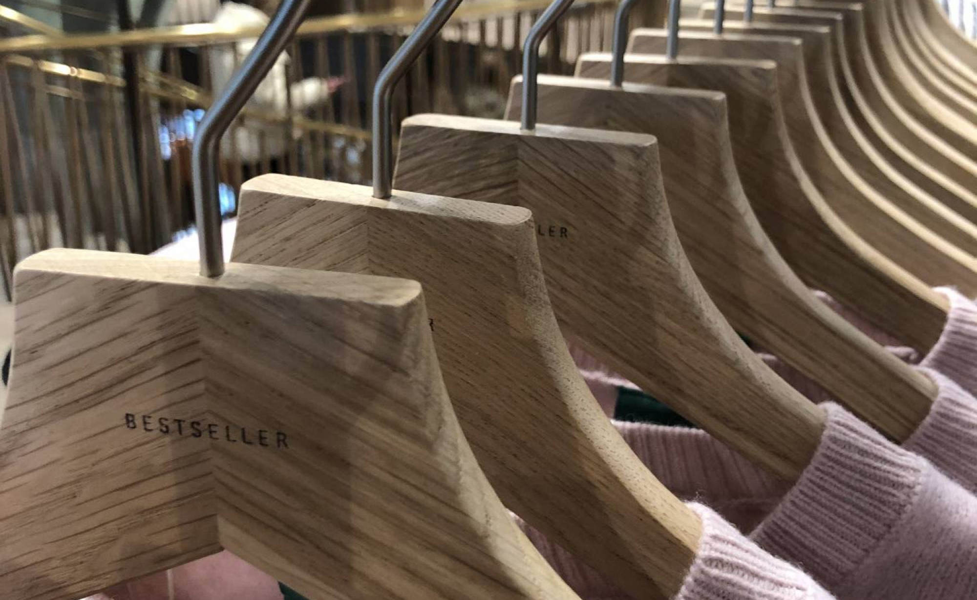 Customised hangers and mannequins for BESTSELLER's new flagship